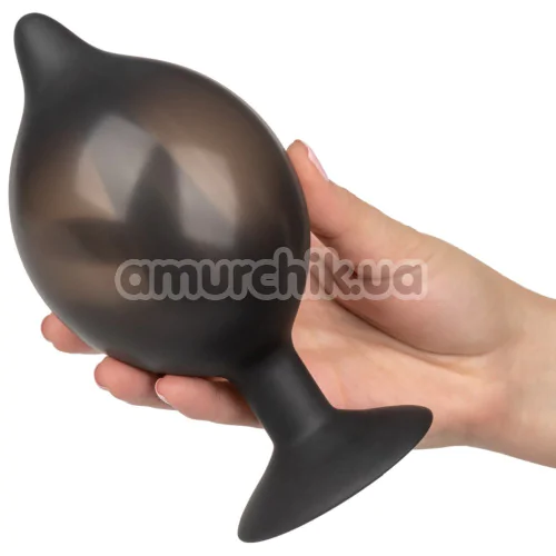 Анальний розширювач Silicone Inflatable Plug L, чорний