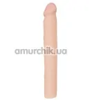 Насадка на пеніс з вібрацією Vibrating Sleeve, тілесна - Фото №1