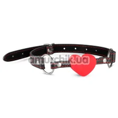 Кляп Whipped Heart Ball Gag, красный - Фото №1
