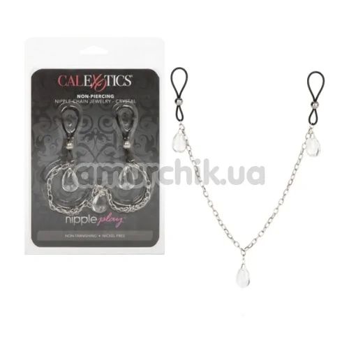 Зажимы для сосков Nipple Play Non-Piercing Nipple Chain Jewelry Crystal