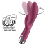 Вібратор з ротацією Satisfyer Spinning Rabbit 1, бордовий - Фото №6