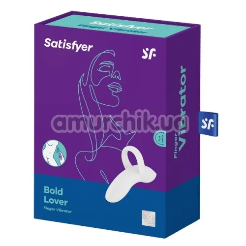 Вібратор на палець Satisfyer Bold Lover, білий