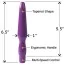 Анальная пробка с вибрацией Vibrating Waterproof Anal Probe, фиолетовая - Фото №7