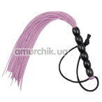 Флогер DS Fetish Mini Flogger Balls, рожевий - Фото №1