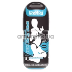 Симулятор орального сексу з вібрацією Lovetoy Sex In A Can Mouth Stamina Tunnel, тілесний - Фото №1