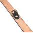Ошейник с зажимами для сосков Liebe Seele Rose Gold Memory Thin Leather Collar with Nipple Clamps, золото-черный - Фото №7