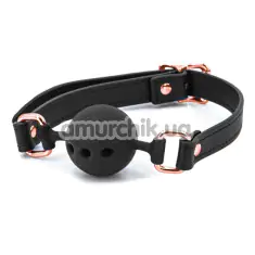 Кляп Bondage Couture Ball Gag, черный - Фото №1