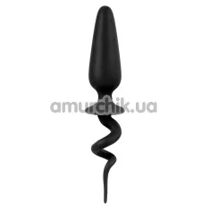 Анальная пробка Shove Up Silicone Butt Plug 3, черная - Фото №1