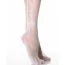 Чулки Bow Sheer Lace Top Thigh High, белые - Фото №2