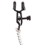 Затискачі для сосків з розширювачем для рота Sins Inquisition Humiliate Mouth Spreader With Nipple Clamps, чорні - Фото №5