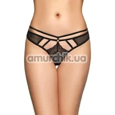Трусики-стринги женские Tongs 2490, черные - Фото №1