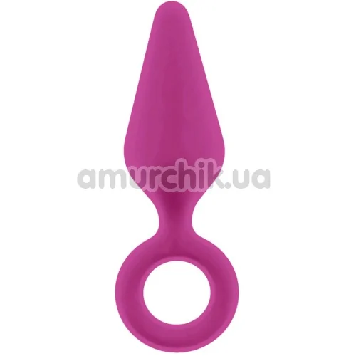 Анальна пробка Flirts Pull Plug S, рожева - Фото №1
