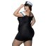 Костюм морячки JSY Sexy Lingerie P61118, чорний: сукня + головний убір + трусики-стрінги - Фото №5