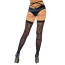 Панчохи Leg Avenue Stockings With Rhinestone Bow Backseam, чорні - Фото №1