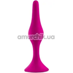 Анальна пробка Luxe Beginner Plug Large, рожева - Фото №1