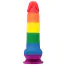 Фалоімітатор LoveToy Prider 7.5, мультикольоровий - Фото №4