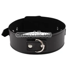 Нашийник Behave! Luxury Fetish Midnight Collar, чорний - Фото №1