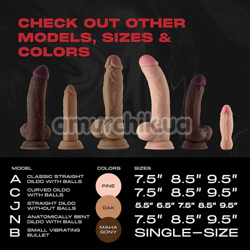 Фалоімітатор Shaft Always Up Model C Size 8.5, тілесний
