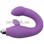 Вібратор кліторальний та точки G Goddess Dual Glit G-Spot, фіолетовий - Фото №1