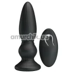 Анальная пробка с вибрацией MR Play Super Rower Powerful Vibrating Anal Plug, черная - Фото №1