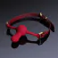 Кляп с фаллоимитатором Upko Desire for Mouth Bondage Collection Dildo-shaped Mouth Gag, красный - Фото №3