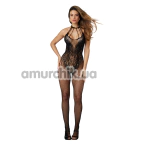Комбинезон Christine Crotchless Bodystocking, черный - Фото №1