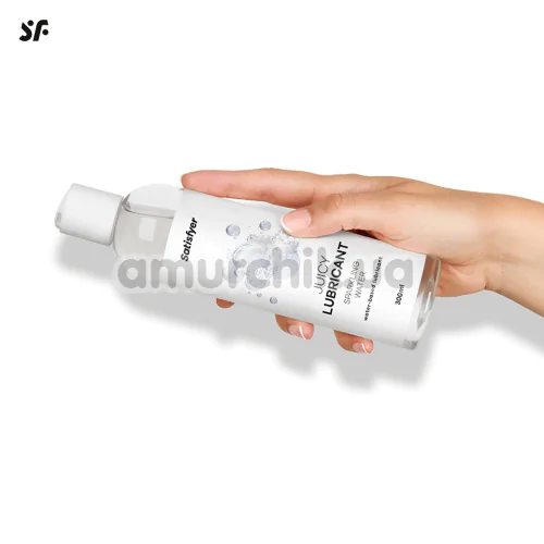Лубрикант с возбуждающим эффектом Satisfyer Juicy Lubricant Sparkling Water, 300 мл