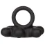 Ерекційне кільце для члена Weighted Silicone Medium C-Ring Ball Stretcher, чорне - Фото №4