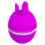 Симулятор орального секса для женщин с вибрацией Pretty Love Gemini Ball, фиолетовый - Фото №2