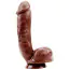 Фаллоимитатор Rubicon Thrust Her Penis 8.6, коричневый - Фото №1