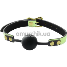 Кляп Radiant Glow In The Dark Ball Gag, салатовый - Фото №1