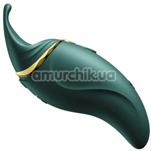 Клиторальный вибратор Zalo Hero Clitoral Massager, зеленый