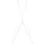 Прикраса для тіла Bijoux Indiscrets The Magnifique Collection 8 Body Chain, срібна - Фото №1