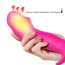 Вибратор с пульсацией и подогревом Foxshow Silicone Panty Vibrator And Pulsator, розовый - Фото №5