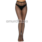 Колготки Leg Avenue Callie Fishnet Tights with Backseam, черные - Фото №1