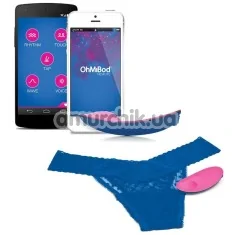 Клиторальный вибратор OhMiBod BlueMotion Nex 1, голубой - Фото №1