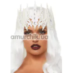 Корона Leg Avenue Glitter Die Cut Jeweled Crown, белая - Фото №1