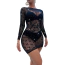 Платье Star Night Shiny Chic Mini Dress, черное - Фото №2