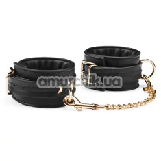 Фиксаторы для рук Liebe Seele Black Organosilicon Wrist Cuffs, черные - Фото №1