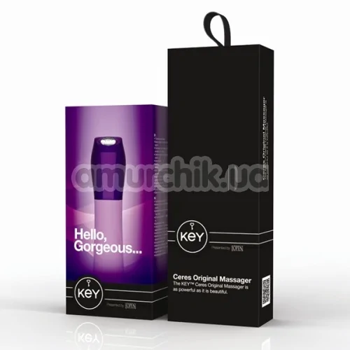 Вибратор KEY Ceres Original Massager, фиолетовый