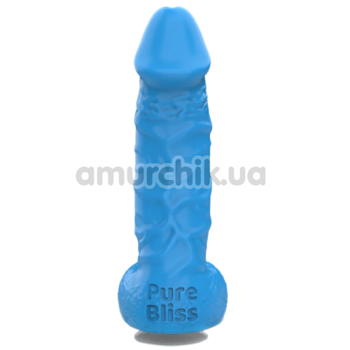 Мило у вигляді пеніса з присоскою Pure Bliss Big Coco Splash - кокос, блакитне