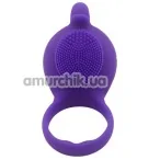 Віброкільце Silicone Love Ring Dolphin, фіолетове - Фото №1