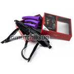 Страпон с набором насадок Virgite Erotic Things Universal Harness Dildo Set She Has The Power, фиолетовый - Фото №1