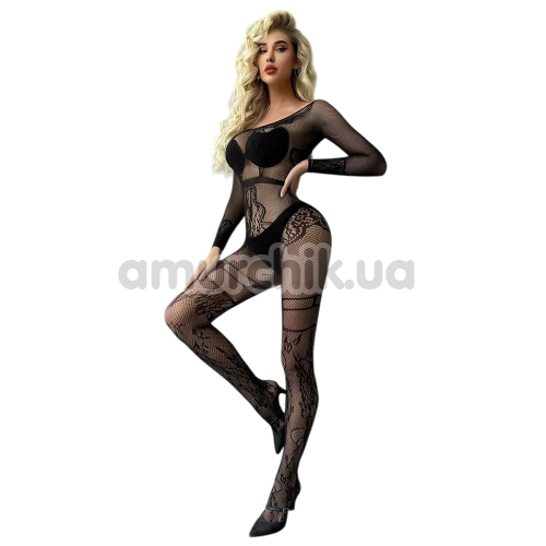 Комбінезон Star Night Forest Net Bodystocking, чорний - Фото №1