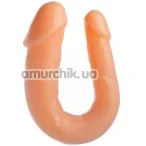 Двухконечный фаллоимитатор Loveshop Super Size Double Dong, телесный - Фото №1