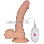 Вибратор Lovetoy The Ultra Soft Dude 8.8, телесный - Фото №1