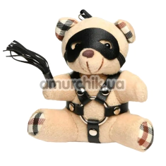 Брелок Master Series Bound Teddy Bear With Flogger Keychain - медвежонок, желтый - Фото №1