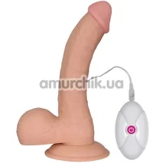Вибратор Lovetoy The Ultra Soft Dude 8.8, телесный - Фото №1