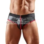 Трусы мужские с открытыми ягодицами Svenjoyment Underwear Jock 2120216, черно-красные - Фото №1
