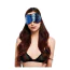 Маска на очі Whipsmart Diamond Collection Black Out Blindfold, синя - Фото №2